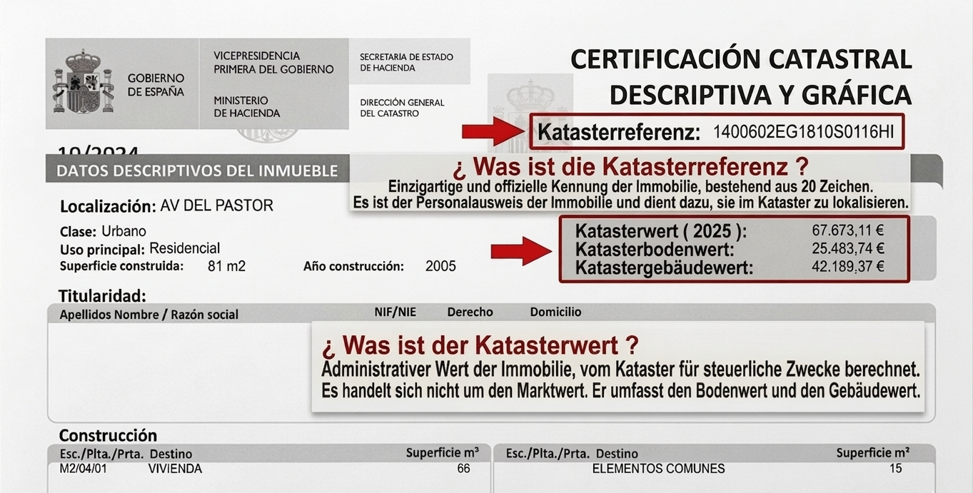 Beispiel fur den Katasterwert in einem Kaufvertrag