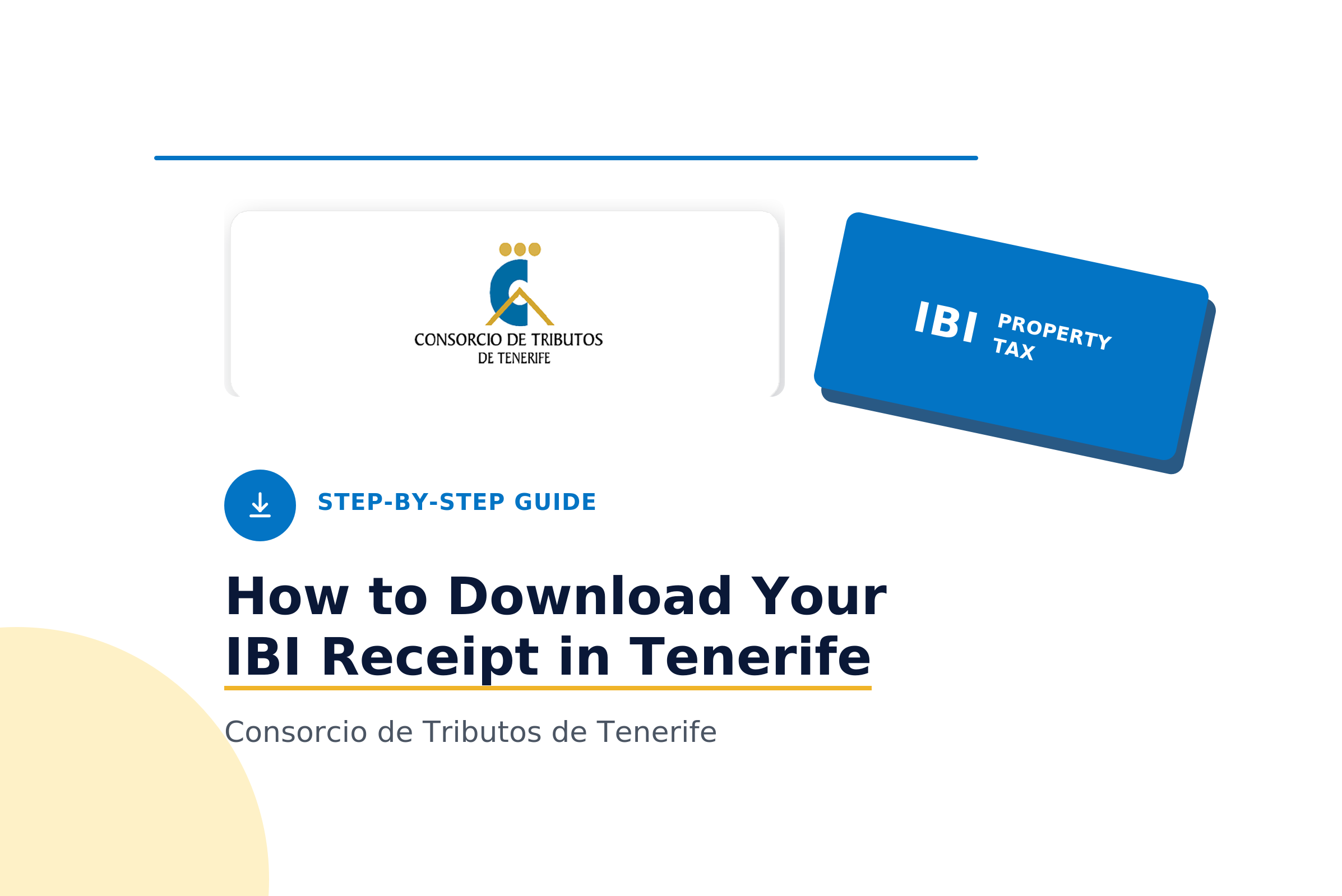 How to find your cadastral value and download your IBI receipt in Tenerife How to find your cadastral value and download your IBI receipt in Tenerife