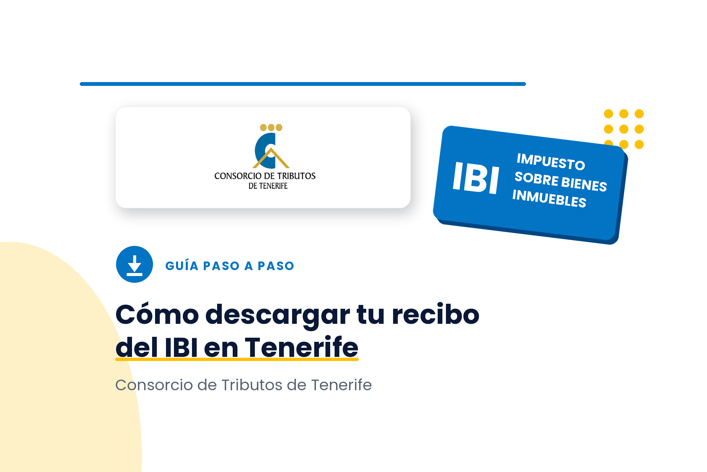Cómo consultar el valor catastral y descargar el recibo del IBI en Tenerife Cómo consultar el valor catastral y descargar el recibo del IBI en Tenerife